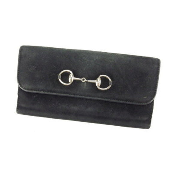 Gucci long Wallet horsebit black - Picture 1 of 6